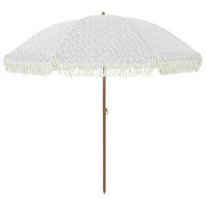 vidaXL Tengerparti napernyő 205 x 205 x 210 cm Poli&eacute;szter &eacute;s ac&eacute;l