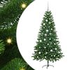 vidaXL Kar&aacute;csonyfa 150 LED-del &aacute;llv&aacute;nnyal Z&ouml;ld 150 cm PE