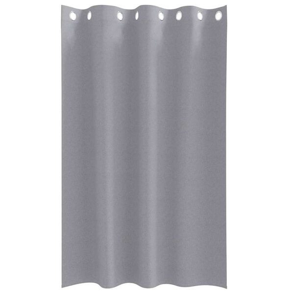 vidaXL Fekete F&uuml;gg&ouml;ny Gyűrűkkel 2 pcs Vil&aacute;gossz&uuml;rke 175 x 140 cm