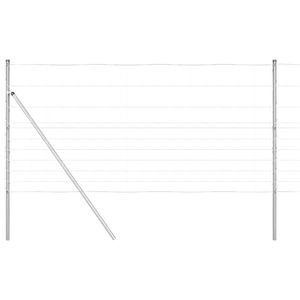 vidaXL Ker&iacute;t&eacute;soszlop Galvaniz&aacute;lt 25 x 1,2 m Ac&eacute;l