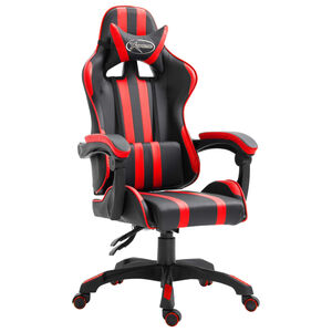 vidaXL piros műbőr gamer sz&eacute;k