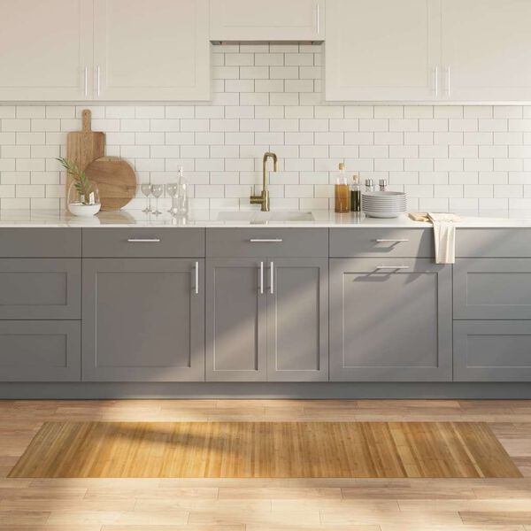 vidaXL n&eacute;gysz&ouml;gletű term&eacute;szetes bambusz szőnyeg 60 x 200 cm