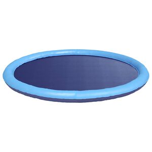 vidaXL Fr&ouml;csk&ouml;lőpad gyerekeknek &eacute;s kuty&aacute;knak K&eacute;k &Oslash;150 x 10 cm PVC