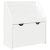 vidaXL Gyerek K&ouml;nyvespolc Magas F&eacute;nyű Feh&eacute;r 60 x 29,5 x 69 cm Faanyag