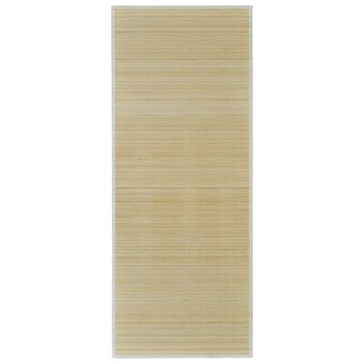 vidaXL természetes színű bambusz szőnyeg 100 x 160 cm