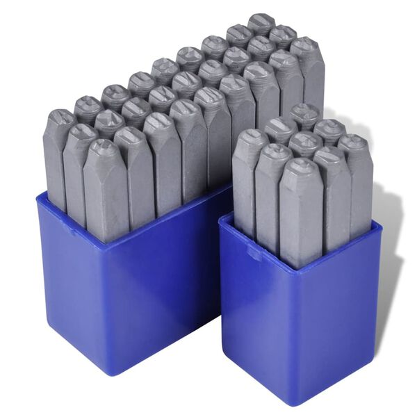 Sz&aacute;m &eacute;s betű lyukaszt&oacute; k&eacute;szlet 4 mm