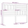 vidaXL m&eacute;zbarna t&ouml;m&ouml;r fenyőfa &aacute;gyfejt&aacute;mla 166 x 4 x 100 cm