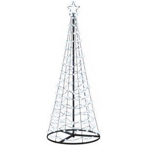 vidaXL LED spir&aacute;l kar&aacute;csonyfa talppal EKENAS 180 cm 220 LED