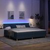 vidaXL LED Box Spring &Aacute;gy matracmal leddel K&eacute;k 200 x 200 cm sz&ouml;vet