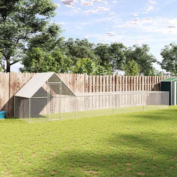 vidaXL horganyzott ac&eacute;l ty&uacute;k&oacute;l 8 x 2 x 2 m