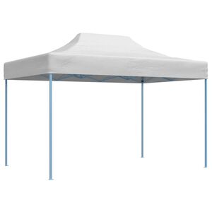 vidaXL feh&eacute;r ac&eacute;l &ouml;sszecsukhat&oacute; rendezv&eacute;nys&aacute;tor 280x410x315 cm