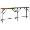 vidaXL Konzolasztal &Ouml;reg fa 180 x 30 x 75 cm Szerelt Fa