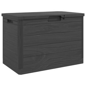 vidaXL antracitsz&uuml;rke polipropil&eacute;n k&uuml;lt&eacute;ri p&aacute;rnatart&oacute; 77,5x44,5x53 cm