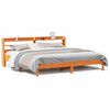 vidaXL viaszbarna t&ouml;m&ouml;r fenyőfa &aacute;gy matrac n&eacute;lk&uuml;l 180 x 200 cm