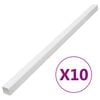 vidaXL PVC k&aacute;belcsatorn&aacute;k 60 x 60 mm 10 m