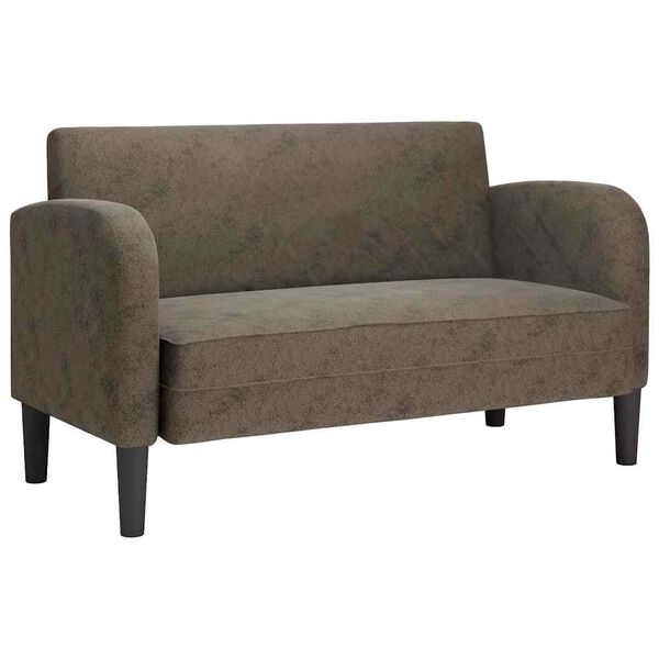 vidaXL s&ouml;t&eacute;tsz&uuml;rke műbőr Loveseat kanap&eacute; 110 cm