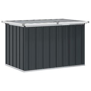 vidaXL antracitsz&uuml;rke kerti t&aacute;rol&oacute;l&aacute;da 109 x 67 x 65 cm