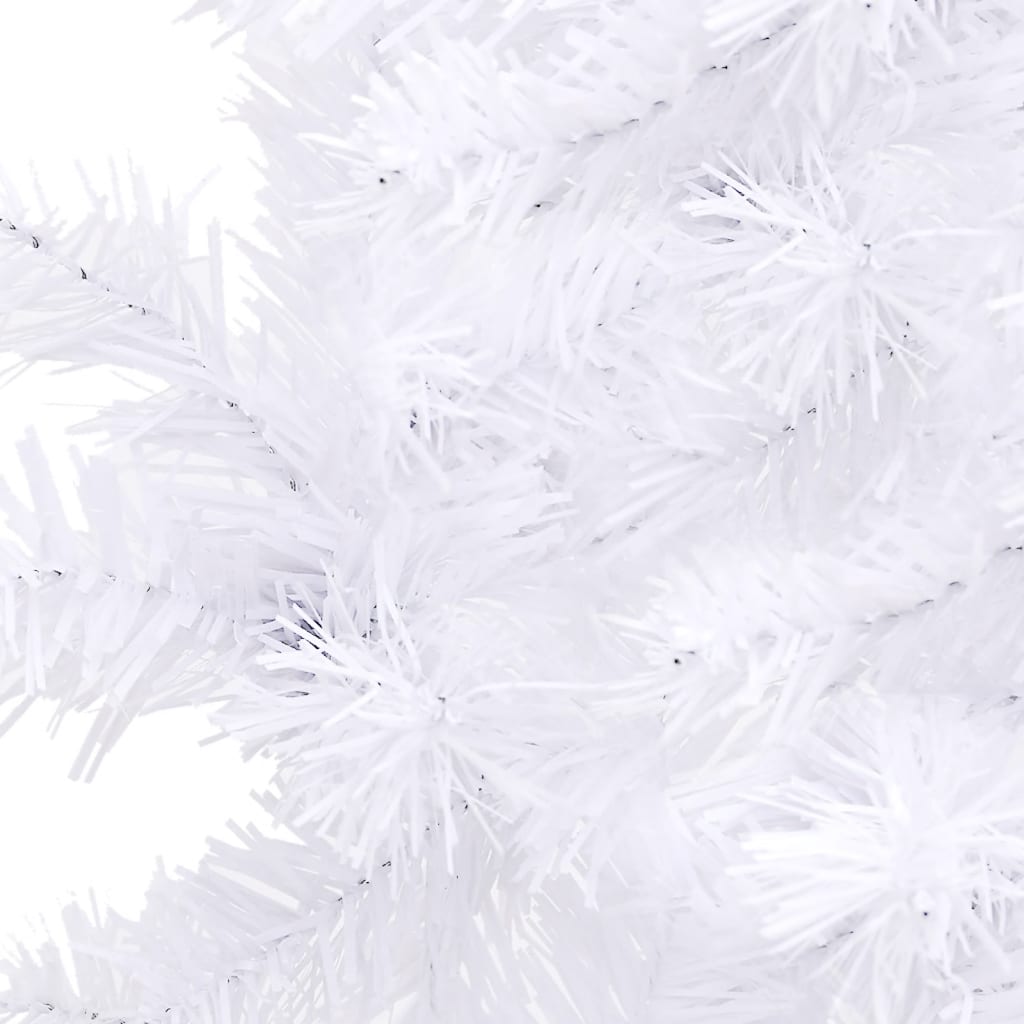 vidaXL fehér PVC sarok műkarácsonyfa 150 cm