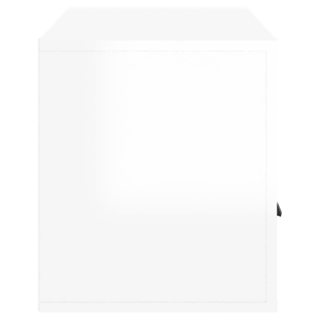 vidaXL fehér magasfényű szerelt fa TV-szekrény 100x35x40 cm