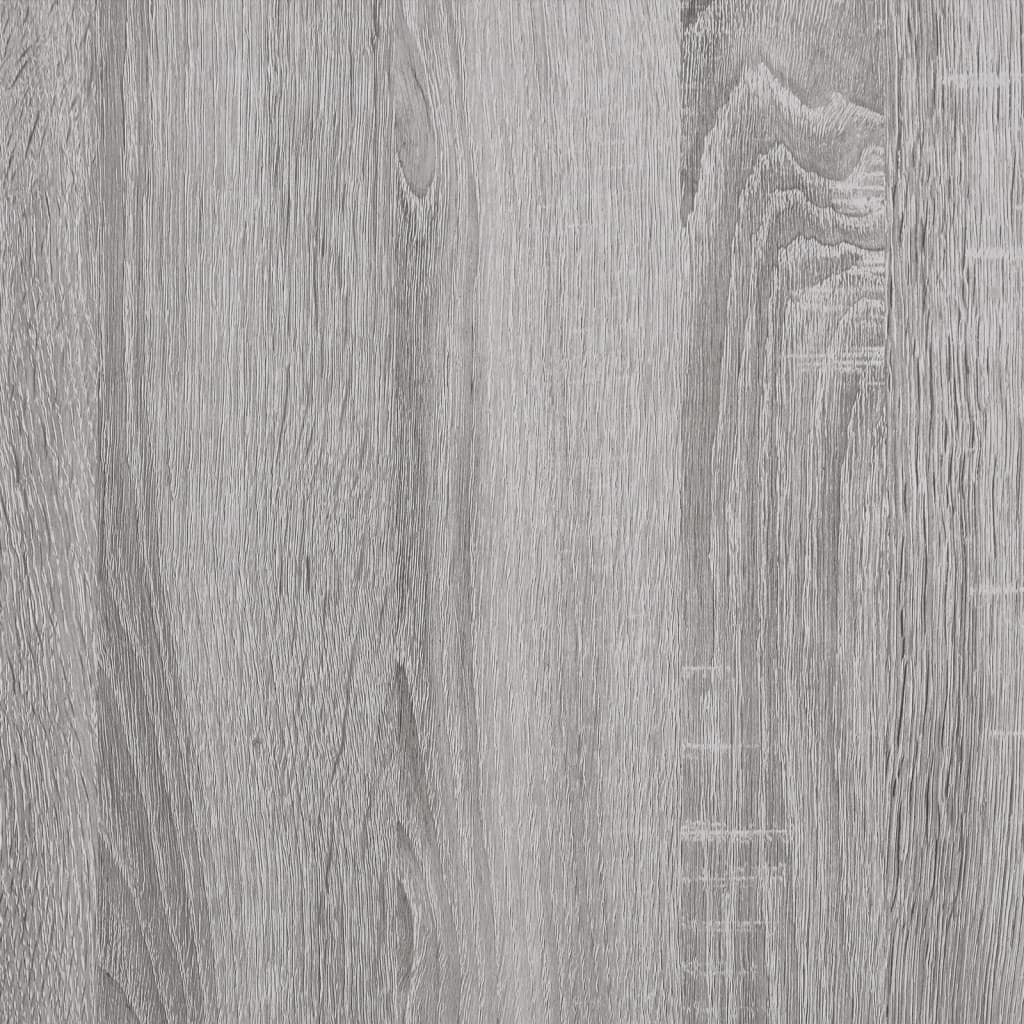 vidaXL szürke sonoma színű szerelt fa íróasztal 90x45x76 cm