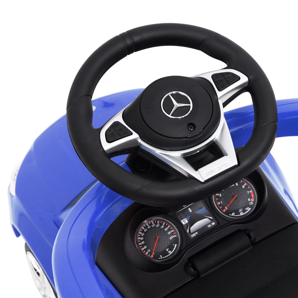vidaXL kék Mercedes-Benz C63 tolható autó