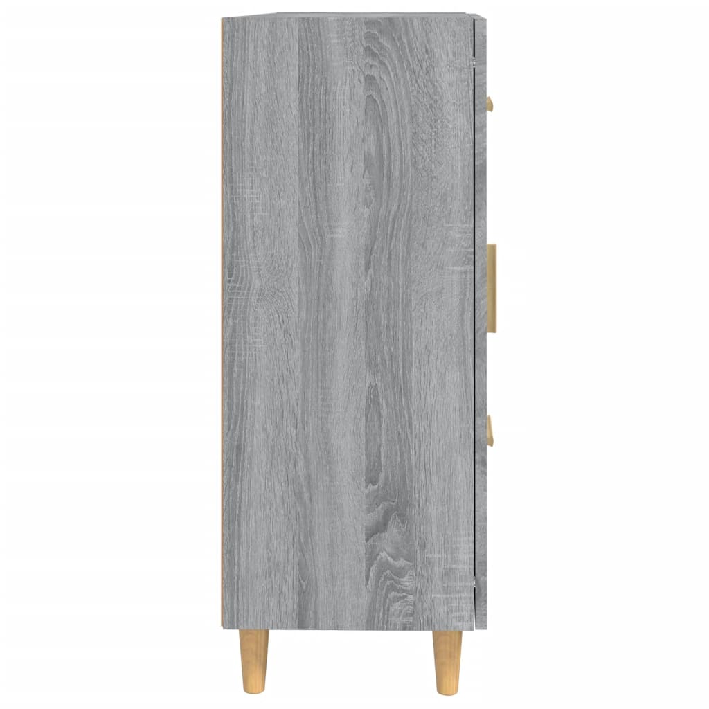 vidaXL szürke sonoma színű szerelt fa tálalószekrény 69,5 x 34 x 90 cm