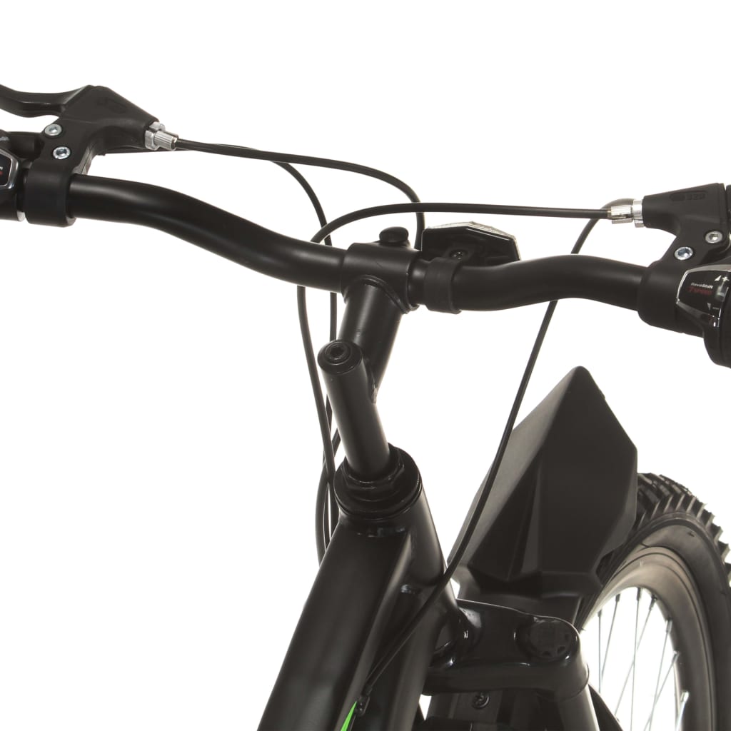 vidaXL 21 sebességes fekete mountain bike 26 hüvelykes kerékkel 36 cm