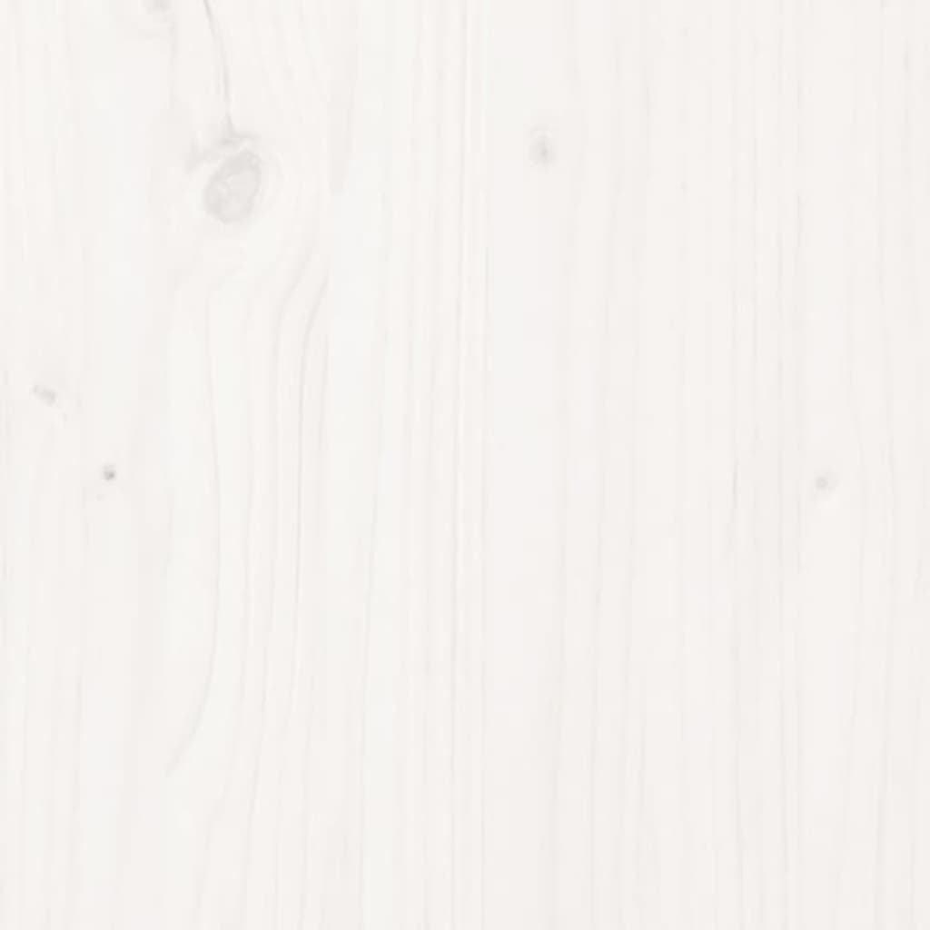 vidaXL fehér tömör fenyőfa könyvszekrény/térelválasztó 60x30x103,5 cm