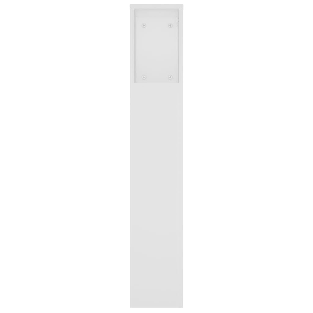 vidaXL fehér áthidaló szekrény 220x18,5x104,5 cm