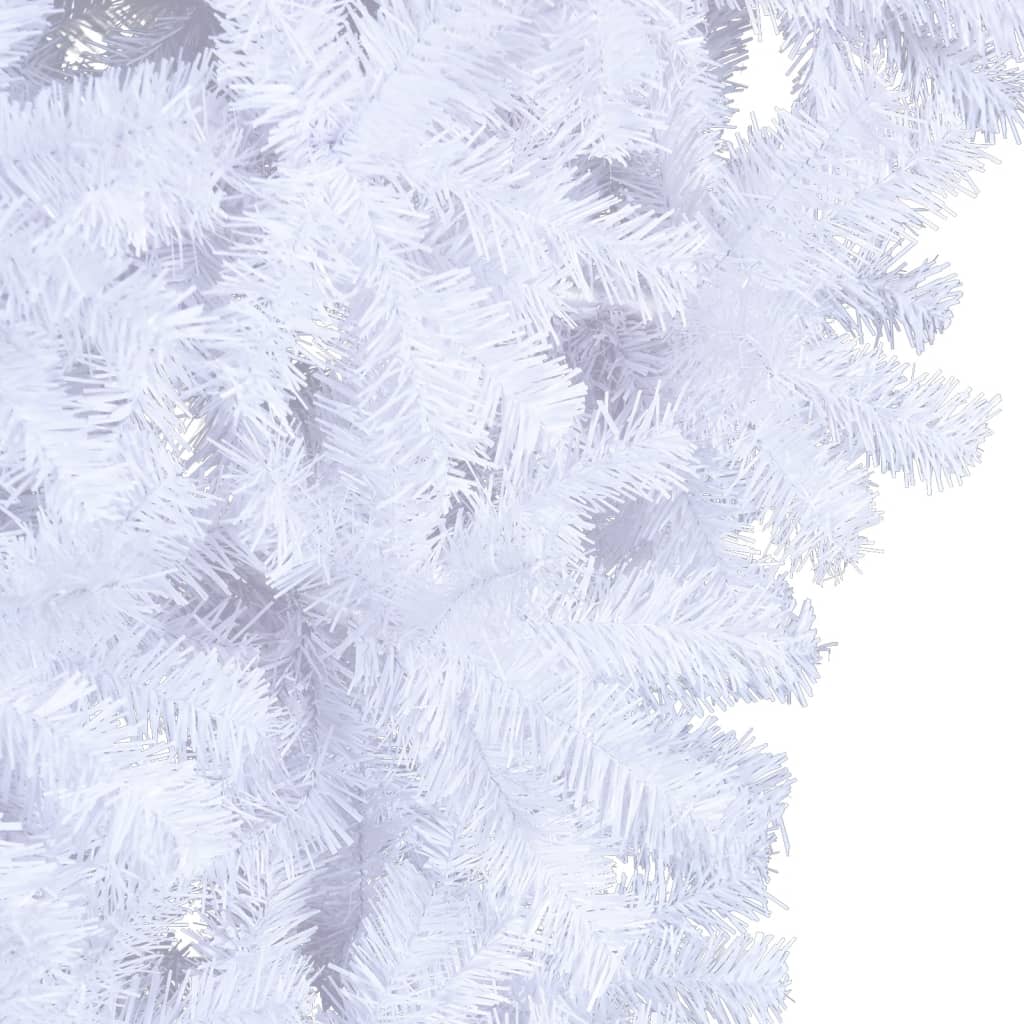 vidaXL fehér fordított műkarácsonyfa állvánnyal 150 cm