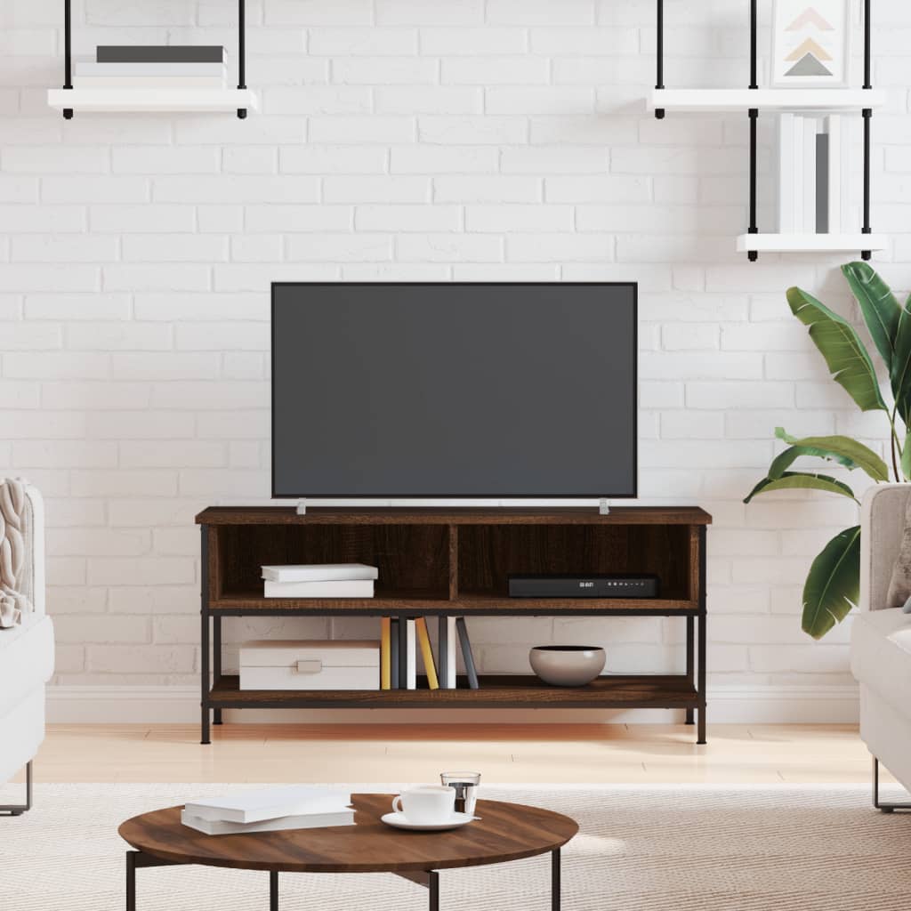 vidaXL barna tölgy színű szerelt fa TV-szekrény 100 x 35 x 45 cm