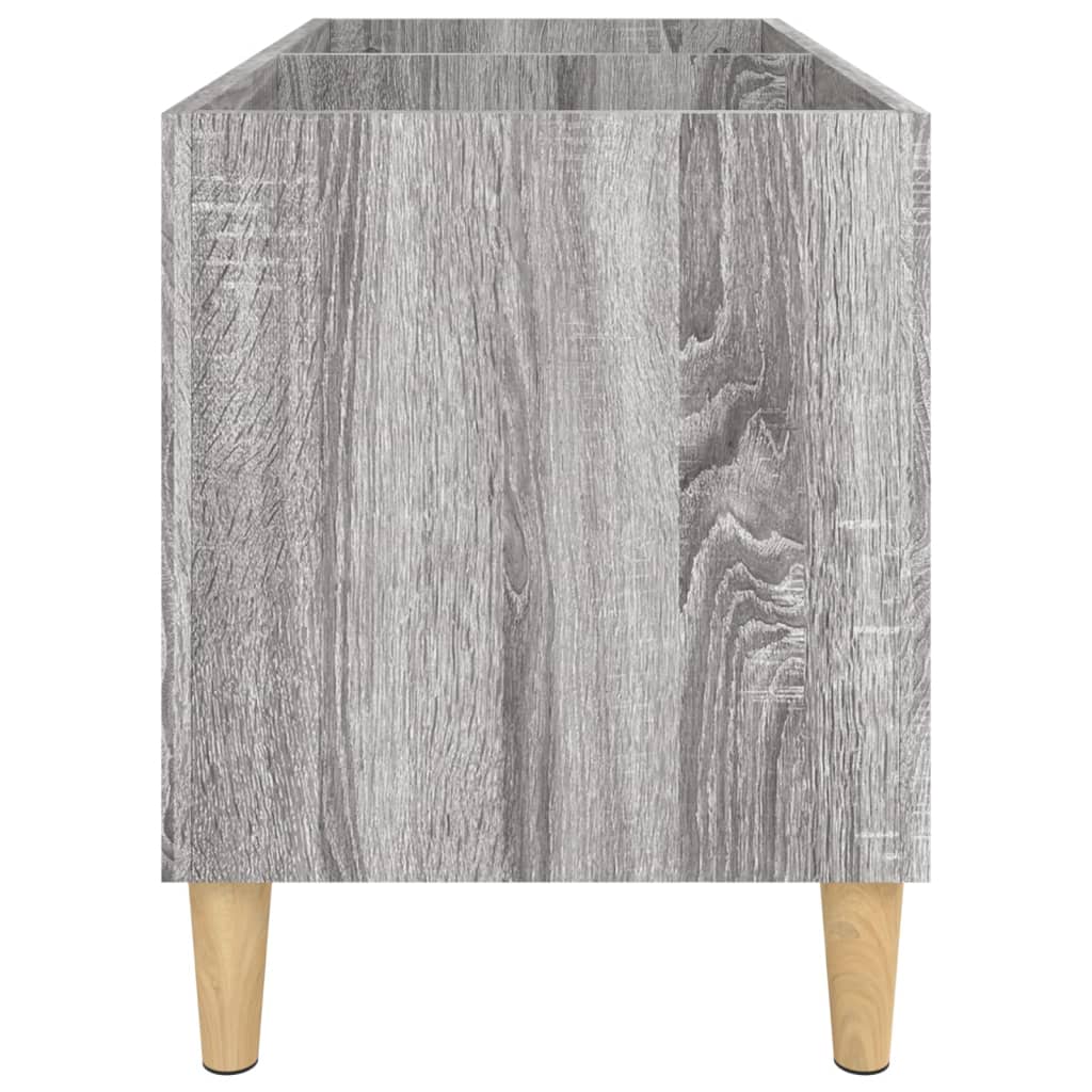 vidaXL szürke sonoma színű szerelt fa hanglemezszekrény 74,5x38x48 cm