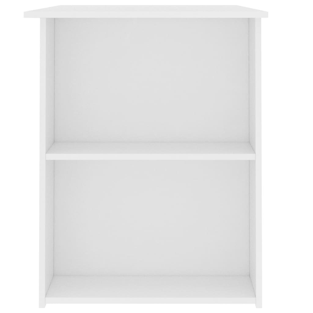 vidaXL fehér forgácslap íróasztal 110 x 60 x 73 cm