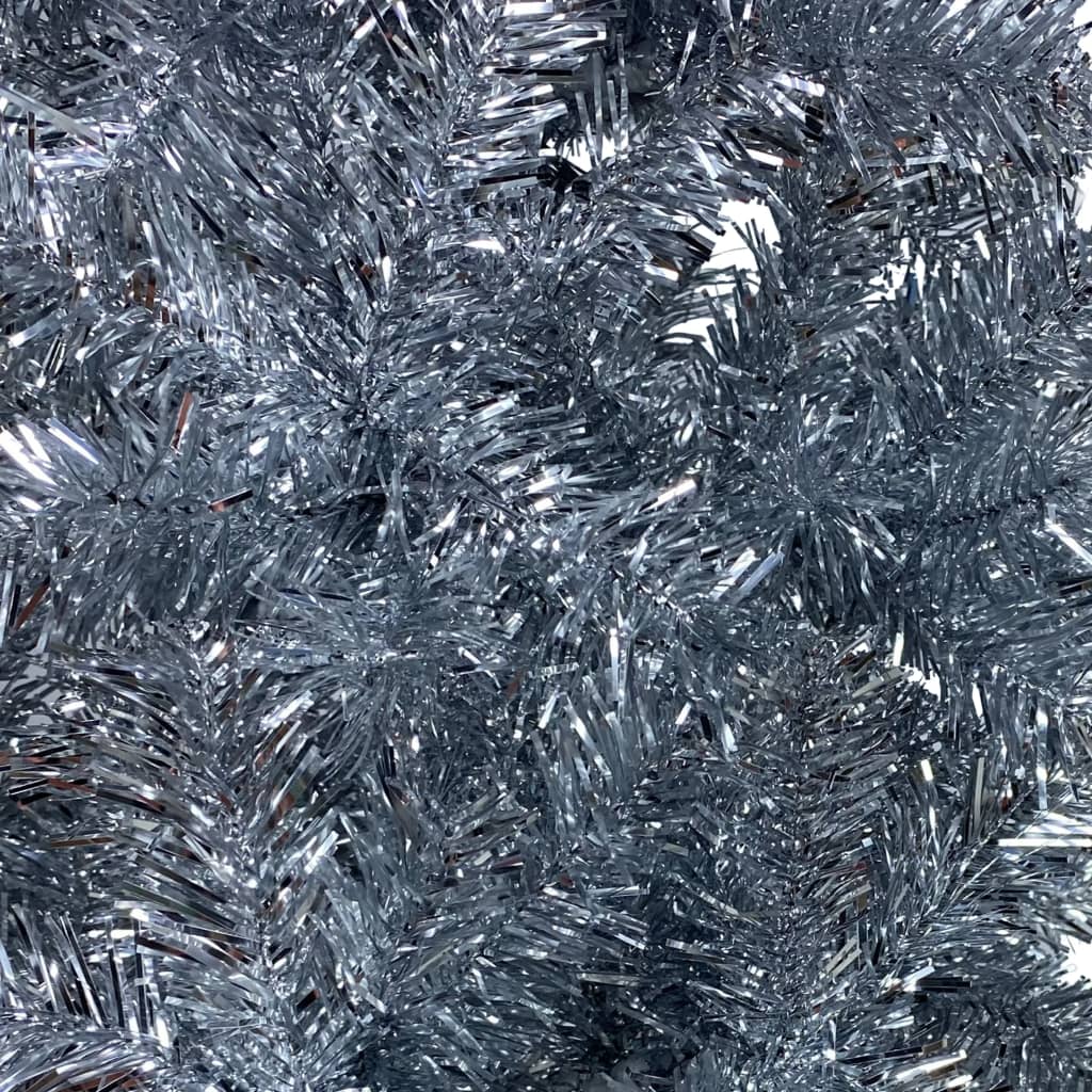 vidaXL ezüstszínű vékony karácsonyfa 120 cm