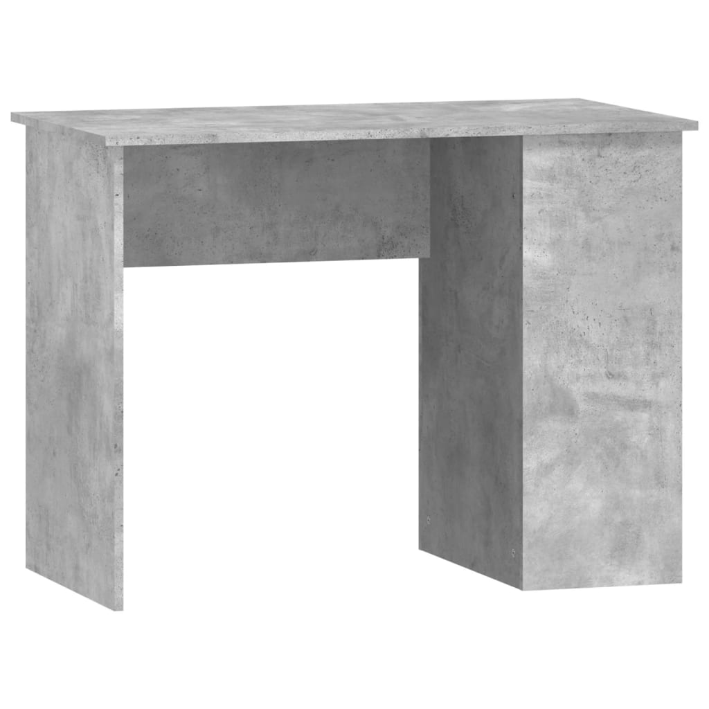 vidaXL betonszürke szerelt fa íróasztal 100 x 55 x 75 cm
