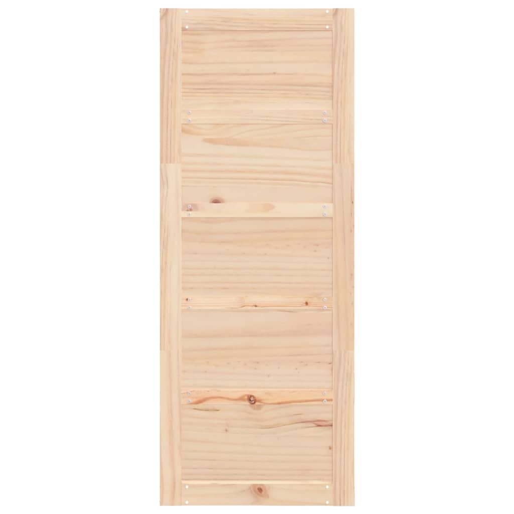 vidaXL szürke tömör fenyőfa istálló stílusú ajtó 80x1,8x204,5 cm