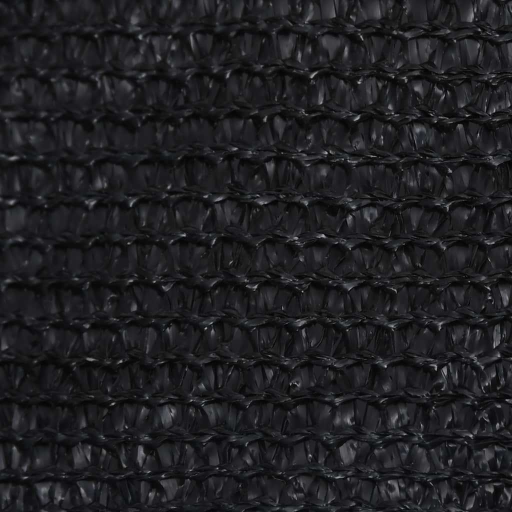 vidaXL fekete HDPE napvitorla 160 g/m² 2,5 x 4,5 m