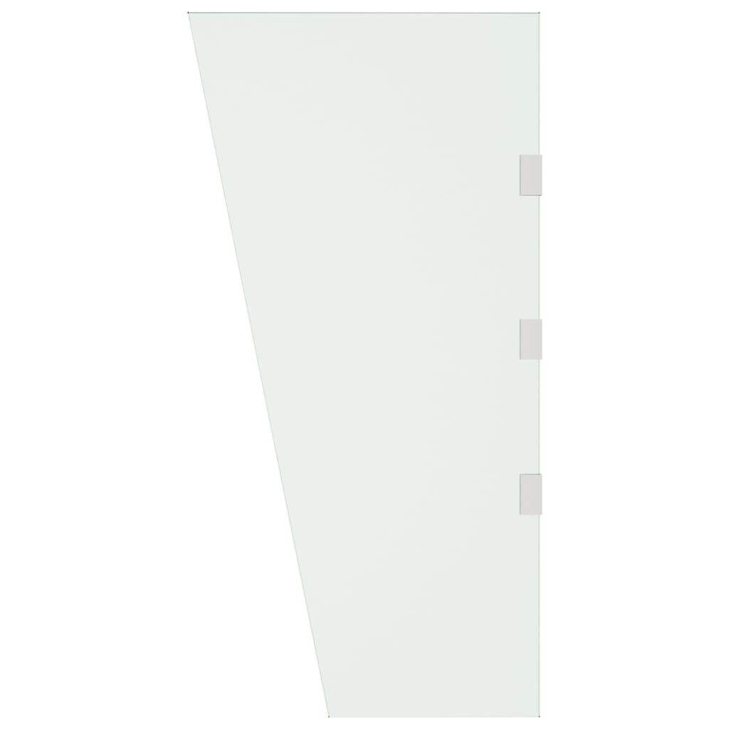 vidaXL átlátszó edzett üveg ajtóelőtető 50 x 100 cm