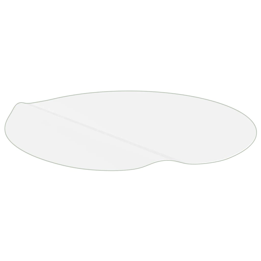vidaXL átlátszó PVC védőabrosz Ø 110 cm 2 mm