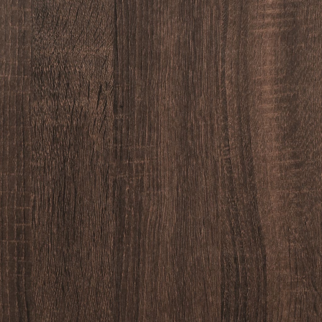 vidaXL barna tölgyszínű szerelt fa konyhai kocsi 56 x 43 x 89,5 cm