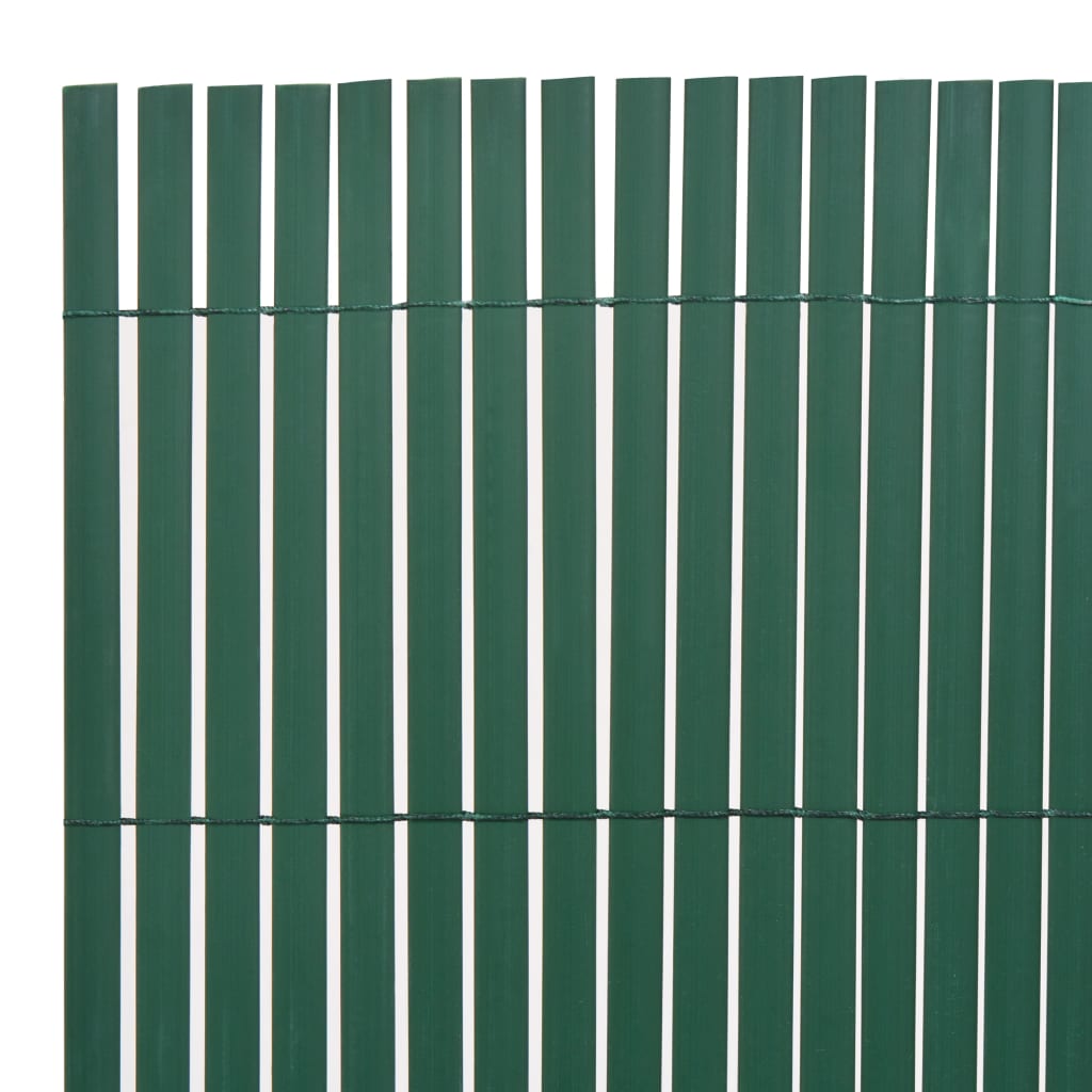 vidaXL zöld kétoldalas kerti kerítés 90 x 400 cm