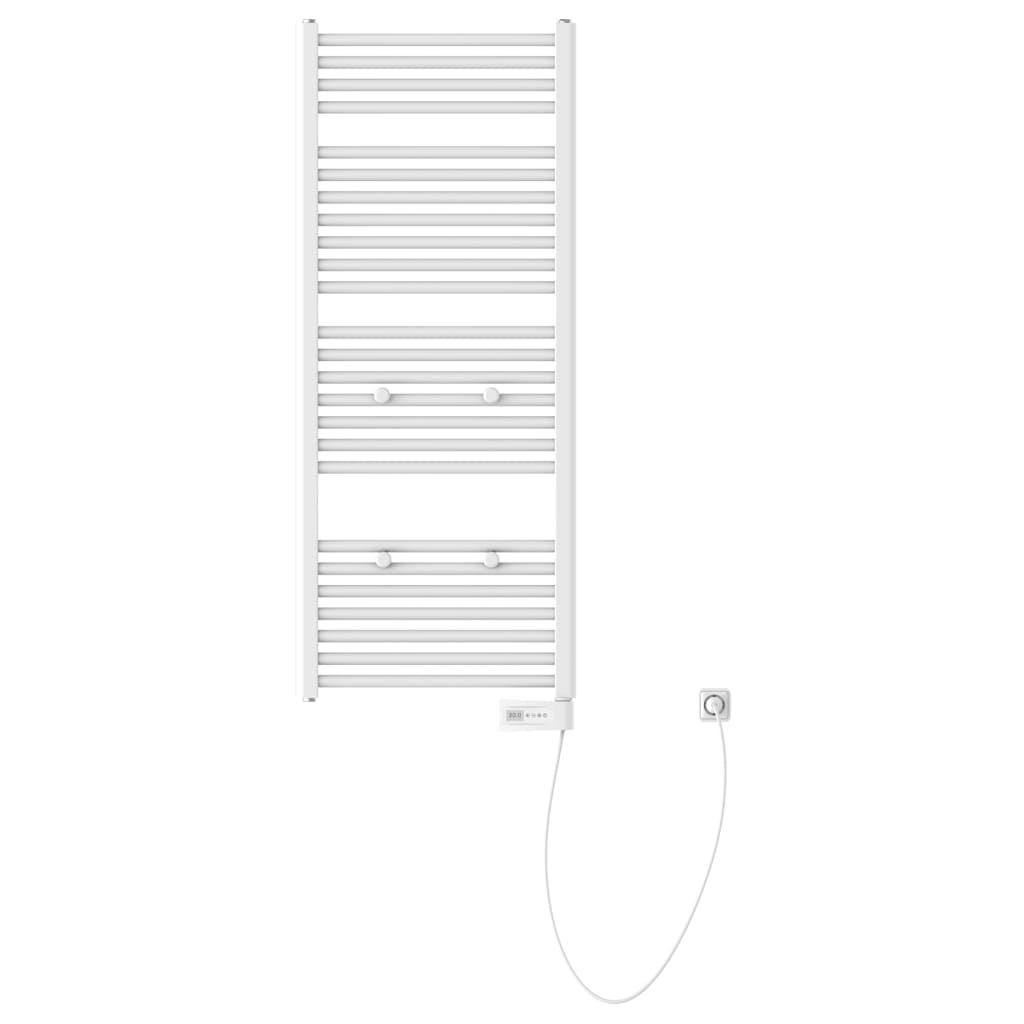 EISL fehér fürdőszobai radiátor időzítővel 120 x 50 x 15 cm