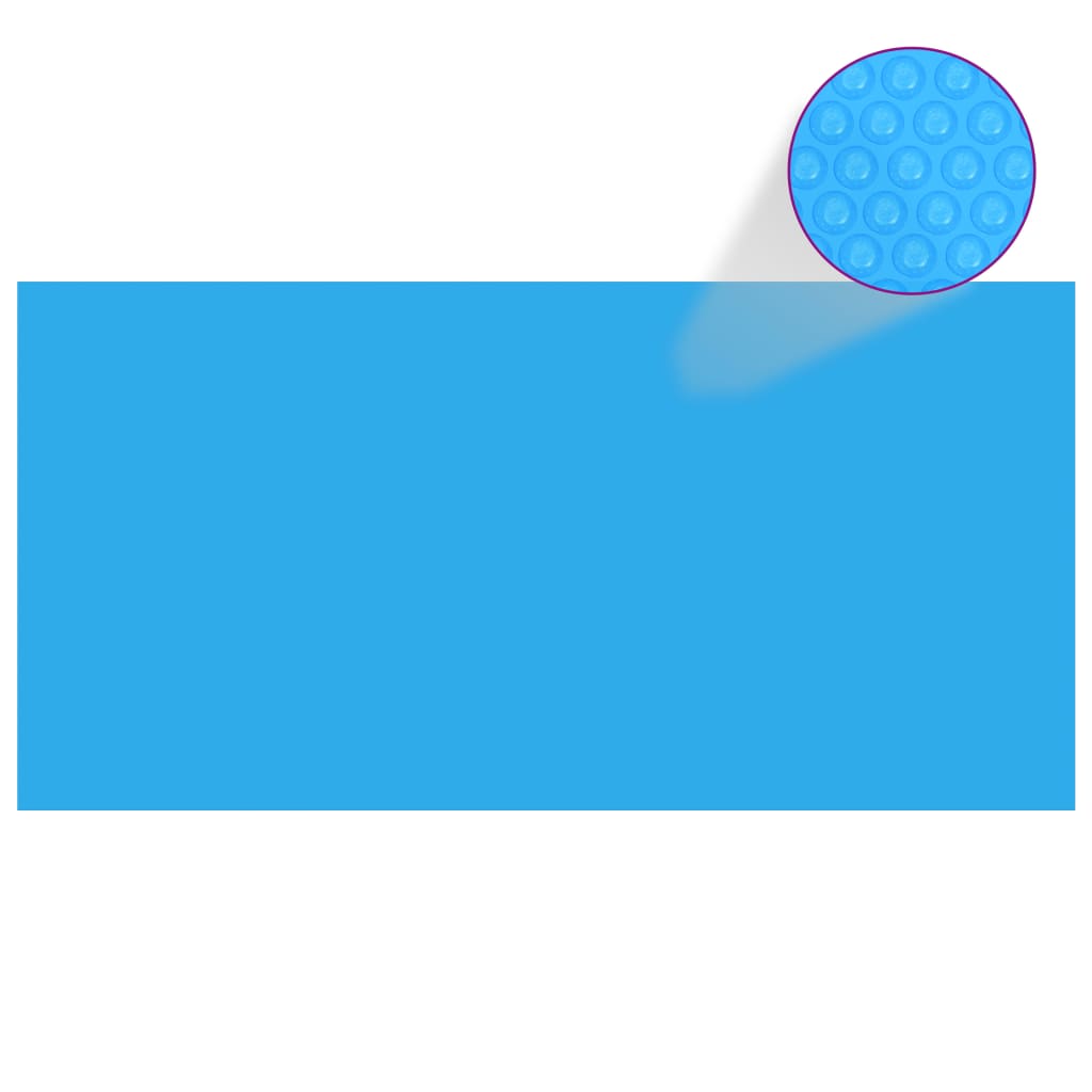 vidaXL kék polietilén medencetakaró 488 x 244 cm