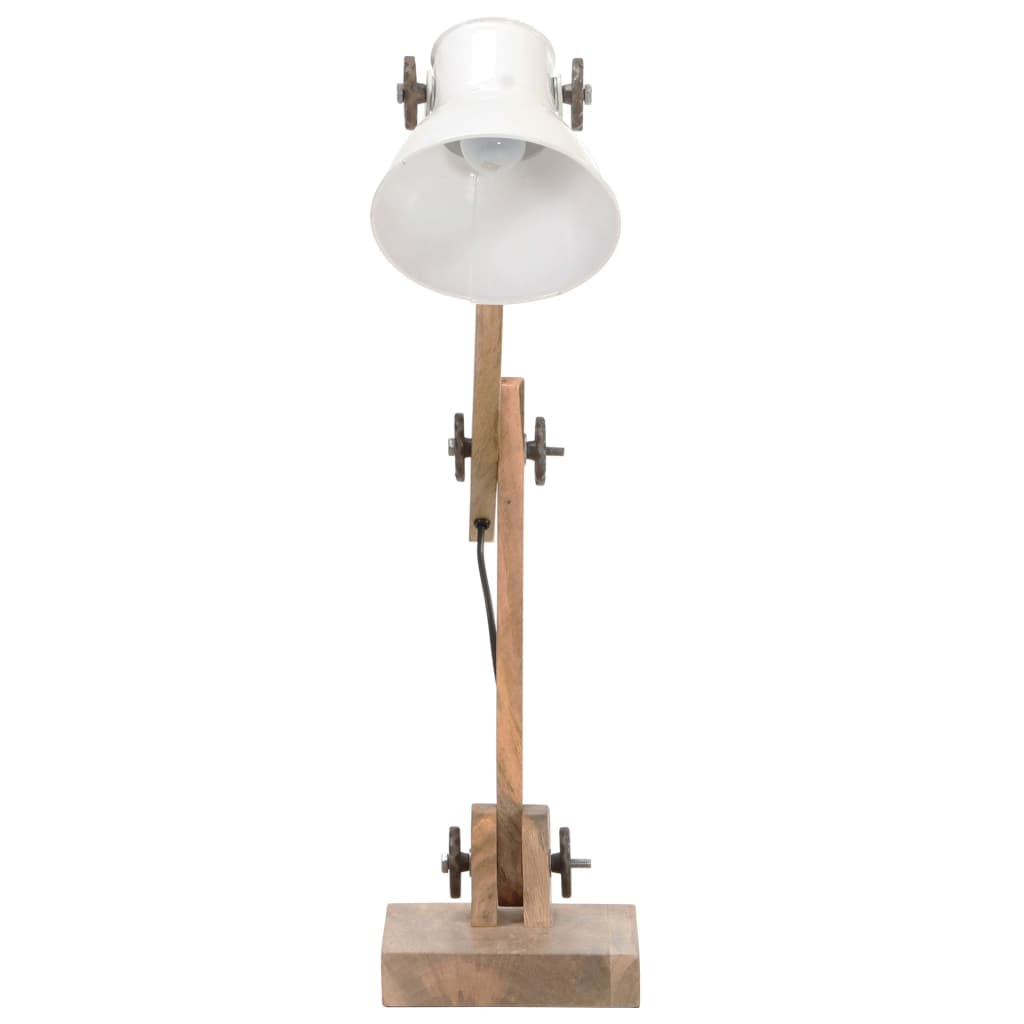vidaXL fehér kerek ipari asztali lámpa 58 x 18 x 90 cm E27