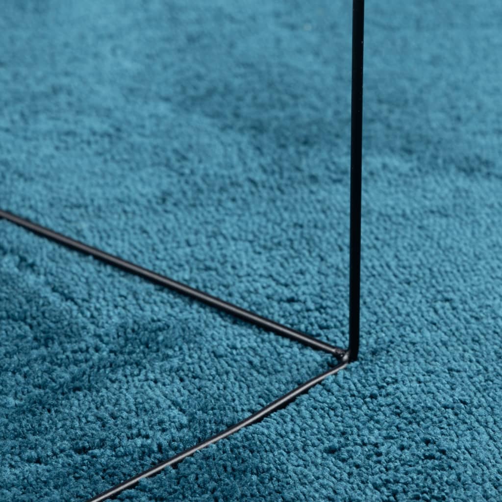 vidaXL OVIEDO türkiz rövid szálú szőnyeg 100 x 200 cm