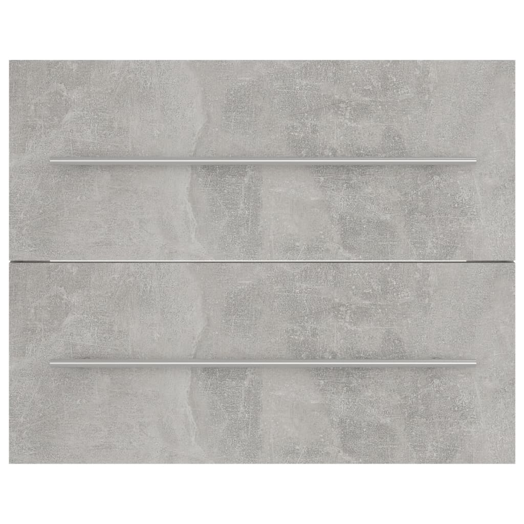 vidaXL betonszürke forgácslap mosdószekrény 60 x 38,5 x 48 cm