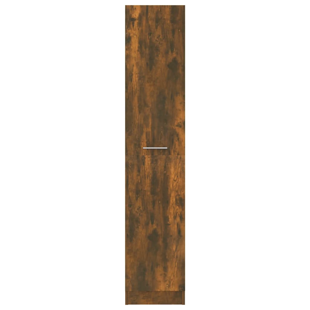vidaXL füstös tölgy színű szerelt fa patikaszekrény 30 x 42,5 x 150 cm