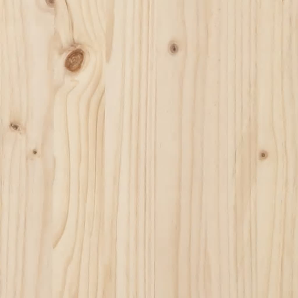 vidaXL tömör fenyőfa raklapágy 120 x 200 cm