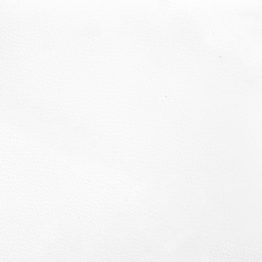 vidaXL fehér műbőr fejtámla 80 x 5 x 78/88 cm