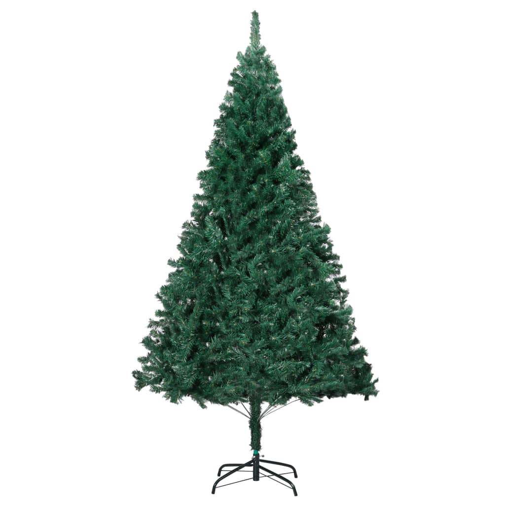 vidaXL zöld megvilágított műkarácsonyfa vastag ágakkal 180 cm